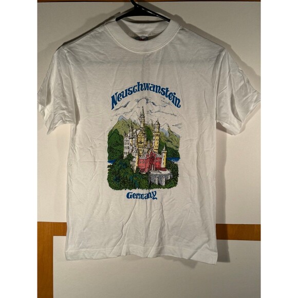 Other - Vintage Neuschwanstein Castle Germany Boys‎ Shirt Medium M